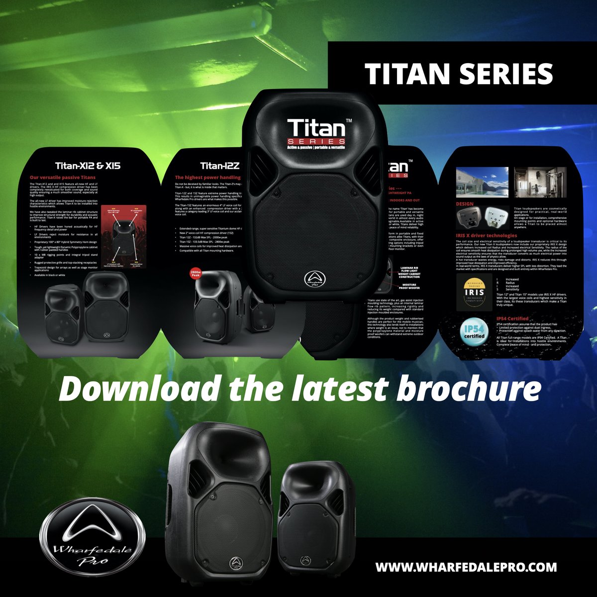 Fancy some weekend reading see our Titan brochure for specs &amp; details of our famous Titan series loudspeakers
wharfedalepro.com/upload/files/d…
Send us pics of your Titan setup we’d love to see them &amp; maybe put them in future brochures
 
#wharfedalepro #activeloudspeakers #titan #proaudio