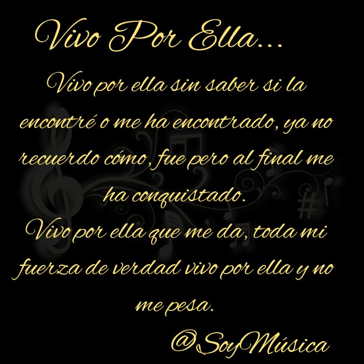 SoyMusica76's tweet photo. Vivo por ella...

#Musica
#Amor
#DiloConMusica
#DedicaUnaCancion https://t.co/SRu9CX8eEg