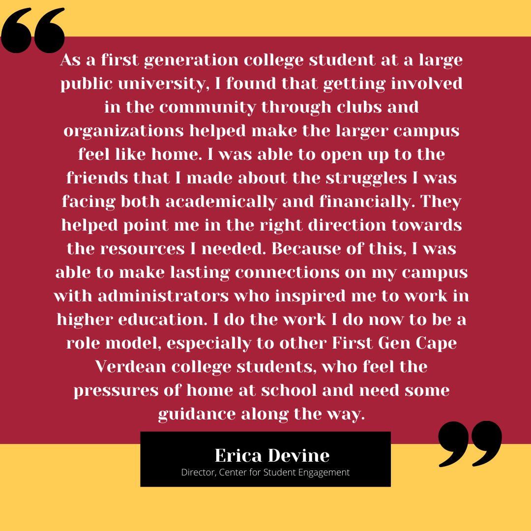 RegisInclusion's tweet image. We love sharing these inspirational stories and advice. Thank you Erica, for sharing your story with us! #firstgenpride #firstgenatregis