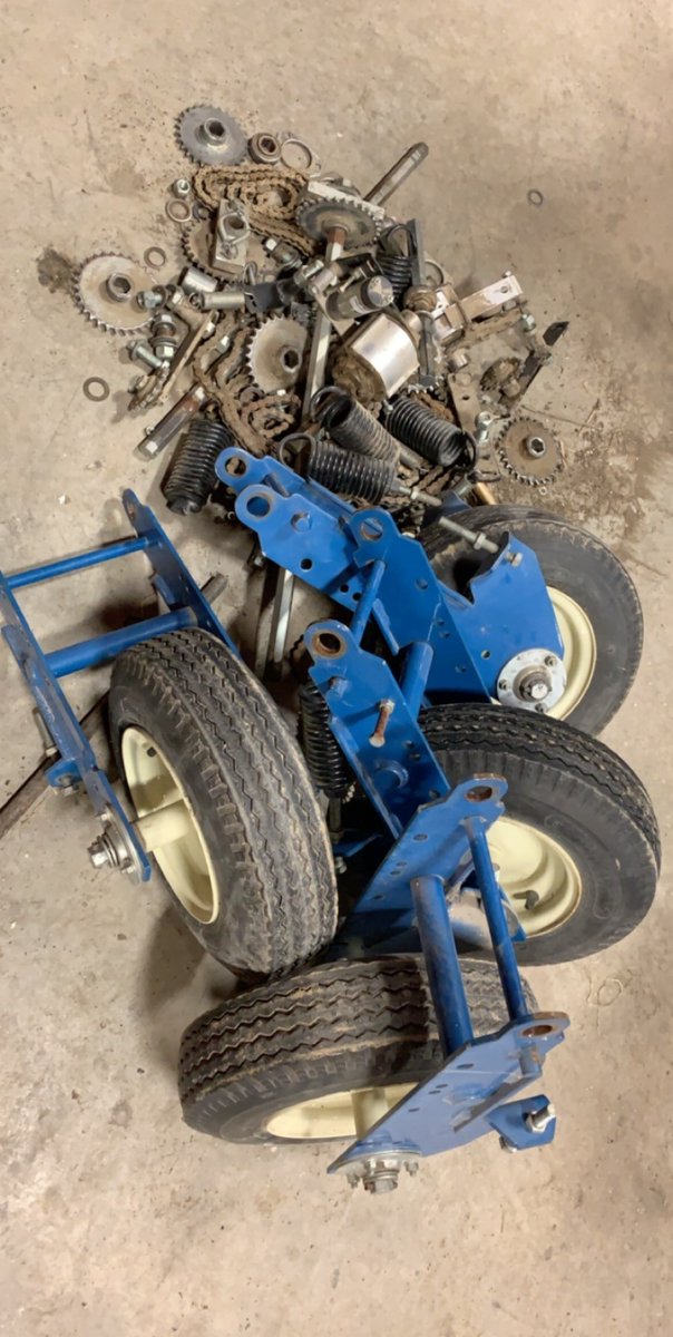 Did You Know ... when you replace your mechanical ground-drive system, you're replacing this complex pile of parts into a simple, efficient system? We'd love to explain how a vDrive system from Precision Planting could benefit your operation. 800-260-8366