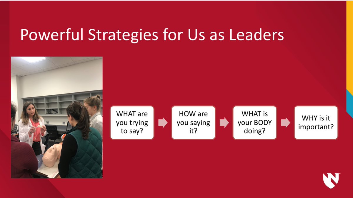 Amy Oxentenko MD (@amyoxentenkomd) on Twitter photo How you communicate as a leader is critical.
❓WHAT are you saying (content)
❓HOW you are saying it (succinct, organized, tone)
❓WHAT is your BODY doing (eye contact, no distractors)
❓Then the WHY (shows you know situation)
#HerTimeIsNow
#SheLeadsHealthcare
<a href="/SashaShillcutt/">Sasha Shillcutt MD</a> How you communicate as a leader is critical.
❓WHAT are you saying (content)
❓HOW you are saying it (succinct, organized, tone)
❓WHAT is your BODY doing (eye contact, no distractors)
❓Then the WHY (shows you know situation)
#HerTimeIsNow
#SheLeadsHealthcare
<a href="/SashaShillcutt/">Sasha Shillcutt MD</a>