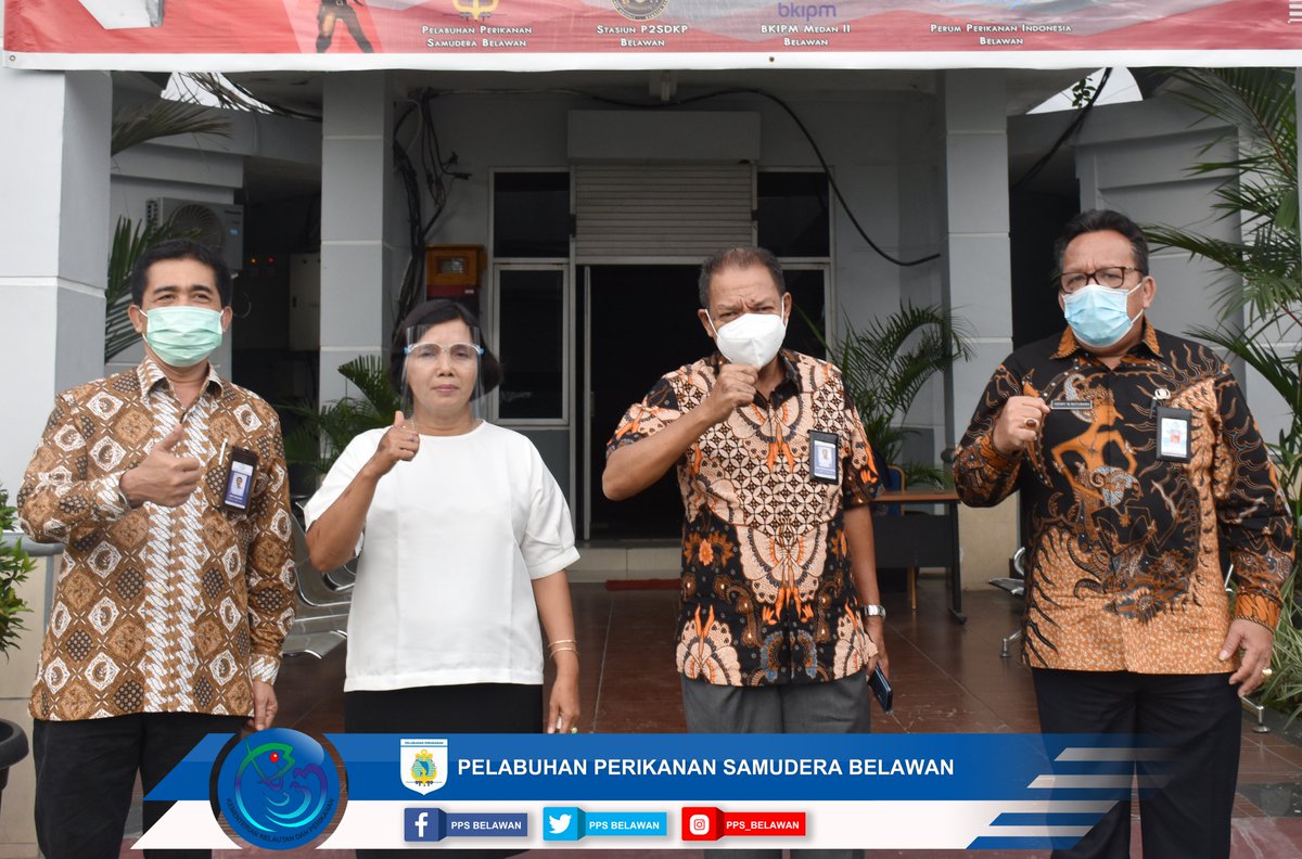 PPSBelawan's tweet photo. #Sahabatbahari, Kepala Pelabuhan dan seluruh Pejabat struktural PPS Belawan menerima kunjungan kerja Direktur Pelabuhan Perikanan, Frits P Lesnusa beserta rombongan (Jonet Srialdoko dan tim) dlm rangka meninjau aktivitas pelabuhan
@kkpgoid @djpt_kkp @InformasiPP @ZainiKP https://t.co/WQnvt76rk0