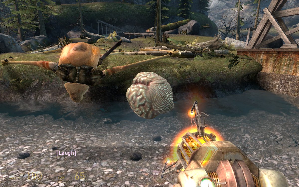 canyouseeorgans's tweet photo. You can see strider brains in Half-Life, idk which one though cause I havent played any. https://t.co/pYCe7FWW14