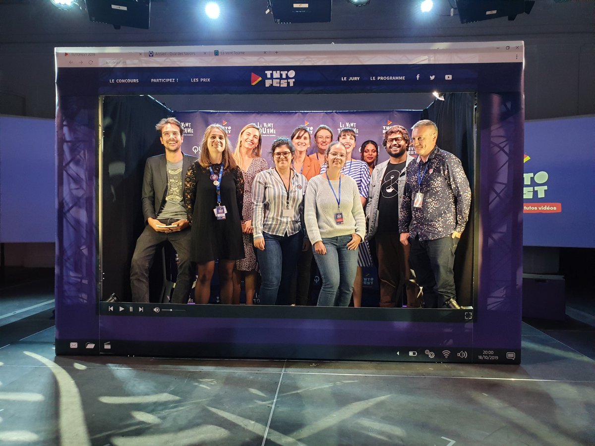 QuaiDesSavoirs's tweet photo. [ #Museum30 ] Jour 11 | #Premier

Souvenir du #TutoFest, le premier festival national des tutos organisé en 2019 avec plein de chouettes partenaires!

🏆@Heliox_Lab a été notre 1ère gagnante du #Tutodor + prix du public &amp; @edmustech notre 1er #Tutodargent

https://t.co/Wa9KnvgNSG https://t.co/fXqi8AHtke