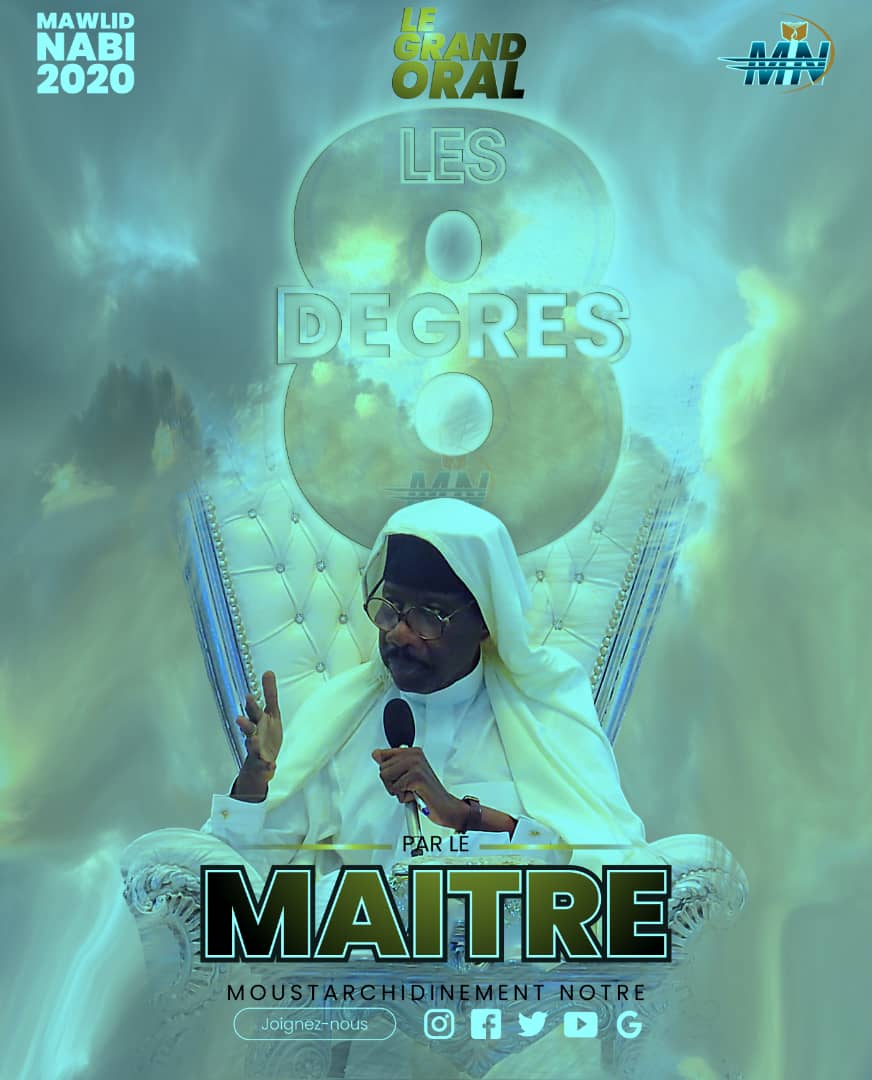 LaMotionEmotive's tweet photo. Pas à pas nous allons réécouter et étudier les huits degrés dégagés dans le discours du Mawlid par le guide spirituel, Mawlaya  Cheikh Seydi Mouhammadoul Moustapha Sy Al Maktoum

#MoustarchidinementNôtre
#LaMotionEmotive https://t.co/6eep3cagDP
