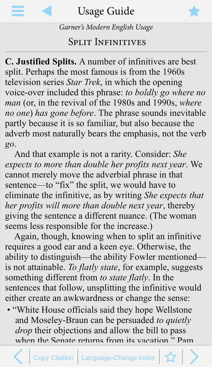 Bryan A Garner Many People Hang On To The False Completely False Notion That You Should Never Split An Infinitive You Re Quite Right Oliver Grammar Splitinfinitives Usage Infinitives T Co Sfmvvqvap1 Twitter Bryan A Garner Many People Hang On To The False Completely False Notion That You Should Never Split An Infinitive You Re Quite Right Oliver Grammar Splitinfinitives Usage Infinitives T Co Sfmvvqvap1 Twitter