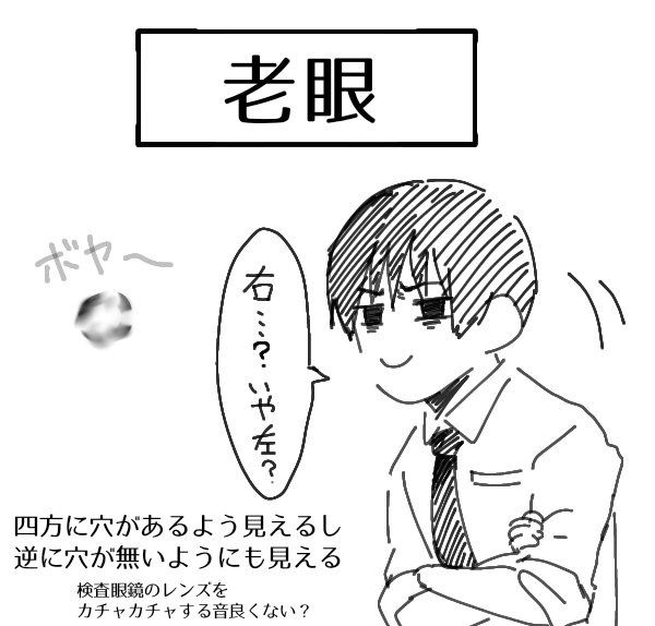 視力検査

仙人故に心眼とか出来そう(笑) 