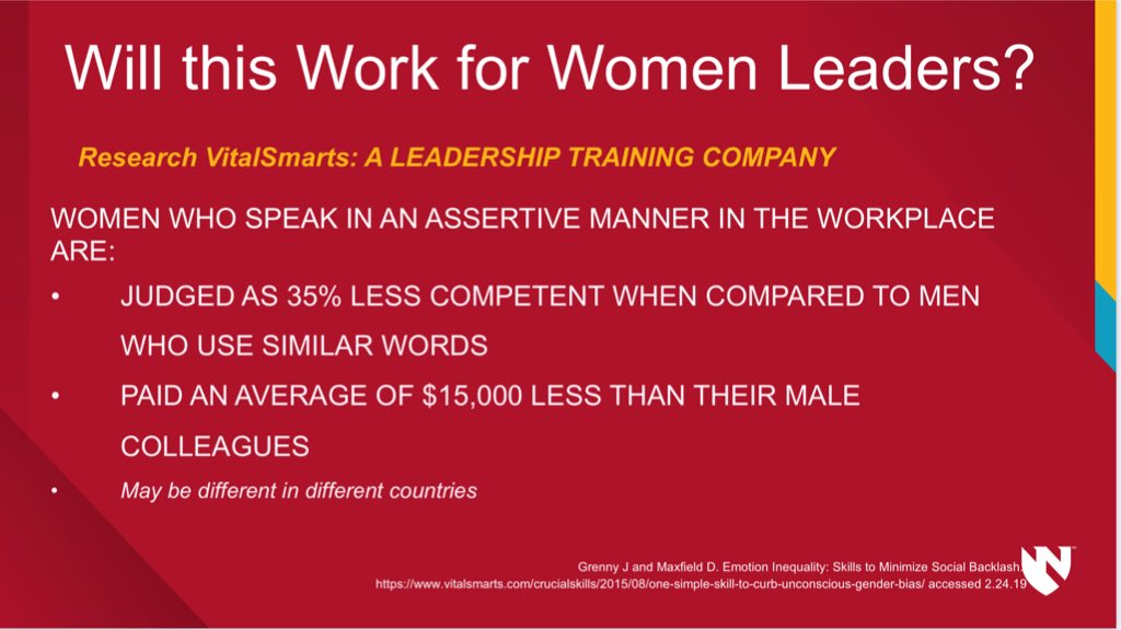 Amy Oxentenko MD (@amyoxentenkomd) on Twitter photo Knowing the data below 👇🏻 about being assertive , 👩🏿⚕️👩🏻⚕️👩🏽⚕️👩🏼⚕️ need to think about:
➡️Consider your tone
➡️What is your body language saying?
➡️What do you know to be true?
➡️Did you ask for feedback/questions?
#HerTimeIsNow
#SheLeadsHealthcare
<a href="/SashaShillcutt/">Sasha Shillcutt MD</a> Knowing the data below 👇🏻 about being assertive , 👩🏿⚕️👩🏻⚕️👩🏽⚕️👩🏼⚕️ need to think about:
➡️Consider your tone
➡️What is your body language saying?
➡️What do you know to be true?
➡️Did you ask for feedback/questions?
#HerTimeIsNow
#SheLeadsHealthcare
<a href="/SashaShillcutt/">Sasha Shillcutt MD</a>