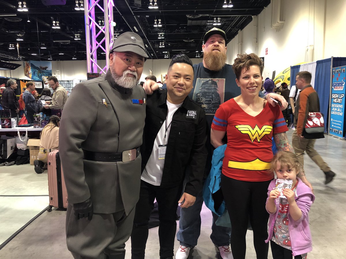  @bitterasiandude and I have connected through comic expos and conventions. We’ve gone as nerds and as guests, and every single time, this guy dresses up. I rock sneakers and something comfy and he lugs around FULL cosplay gear, that he made. So much dedication!!