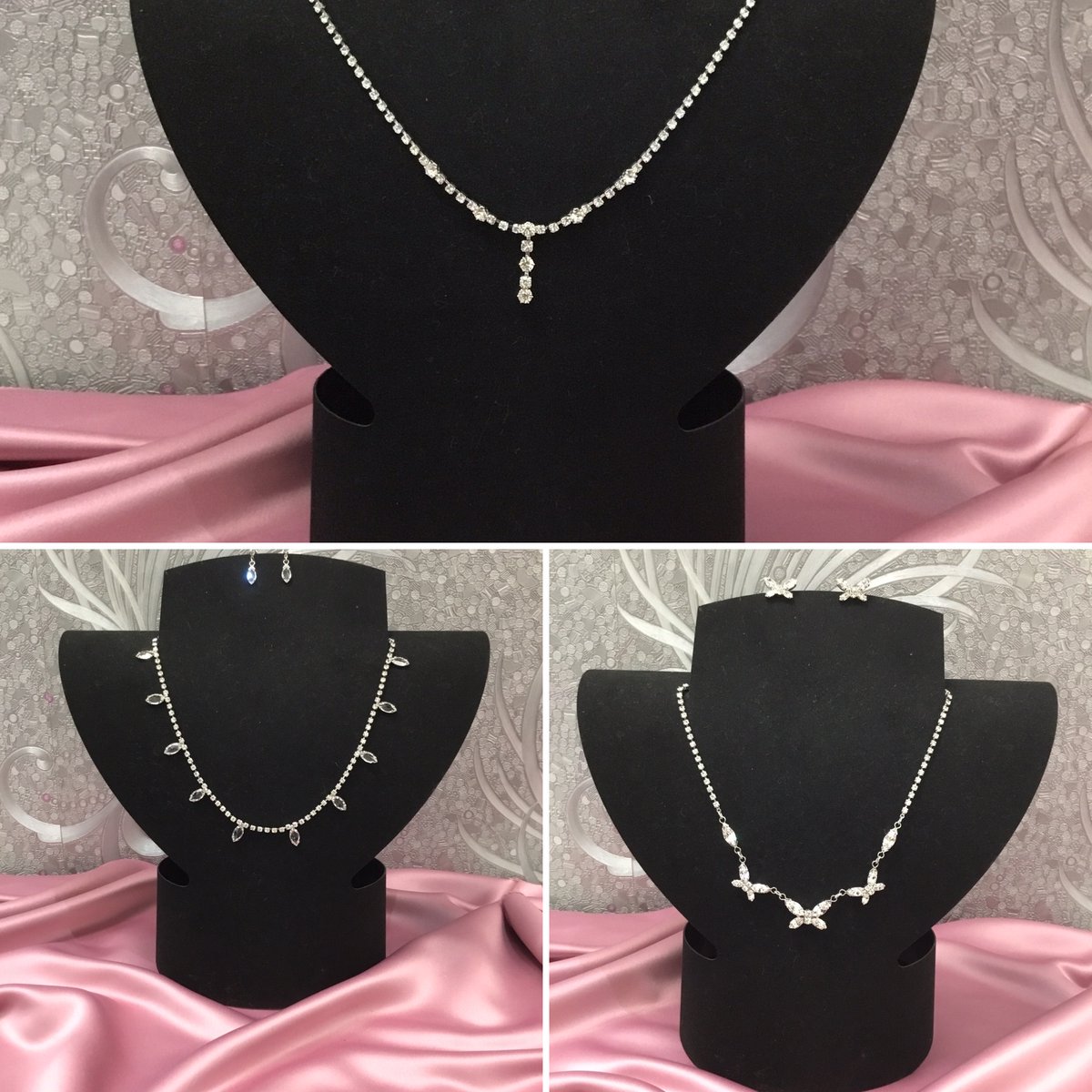 BeasKleideratel's tweet photo. In unserem neuen Online-Shop gibt es auch #Armketten, #Ohrringe und #Colliers mit transparenten oder schwarzen #Strasssteinen, teilweise auch mit #SWAROVSKI Steinen.
https://t.co/GqryDzwUOJ https://t.co/tqWKqVwEvr