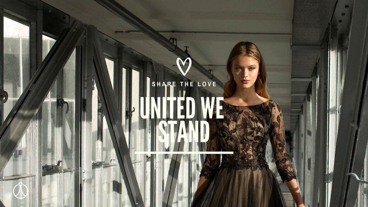 ModecaBridal's tweet image. Due to the actual situation, we all are facing challenging times. But know that together we are stronger! #UnitedWeStand - We are proud to be part of this amazing initiative where we are all united as one! 🧡

#MagicOfModeca #TogetherStrong #ShareTheLove #StaySafe #StayStrong