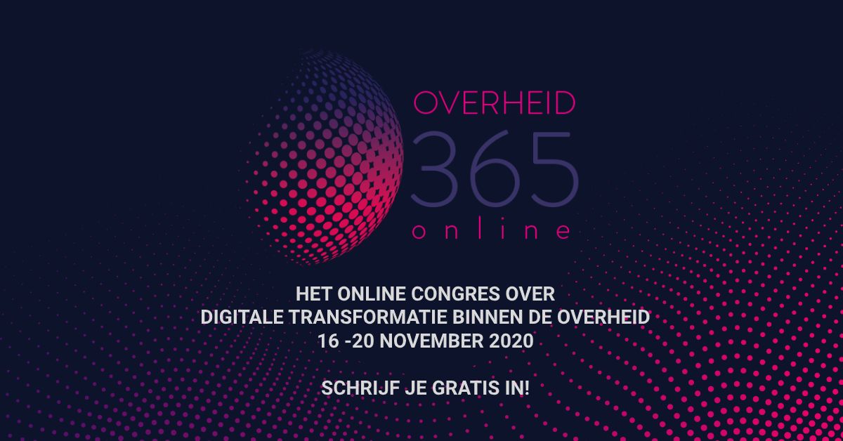 Overheid365 Online wordt ma 16 november om 09:30 live geopend met een rondetafel. Met tafelgasten: Prof. dr. ing. Hans Mulder MScBA, Peter de Haas (Partner, #KPMG), Rob Elsinga (NTO, #Microsoft) en Wouter van den Ham (Segmentmanager Overheid, #Mavim). bit.ly/355fefK