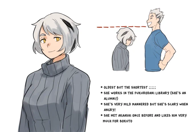 more bokuto sibling sketches/ info (I AM TOO INVESTED IN HQ SIBLINGS) 