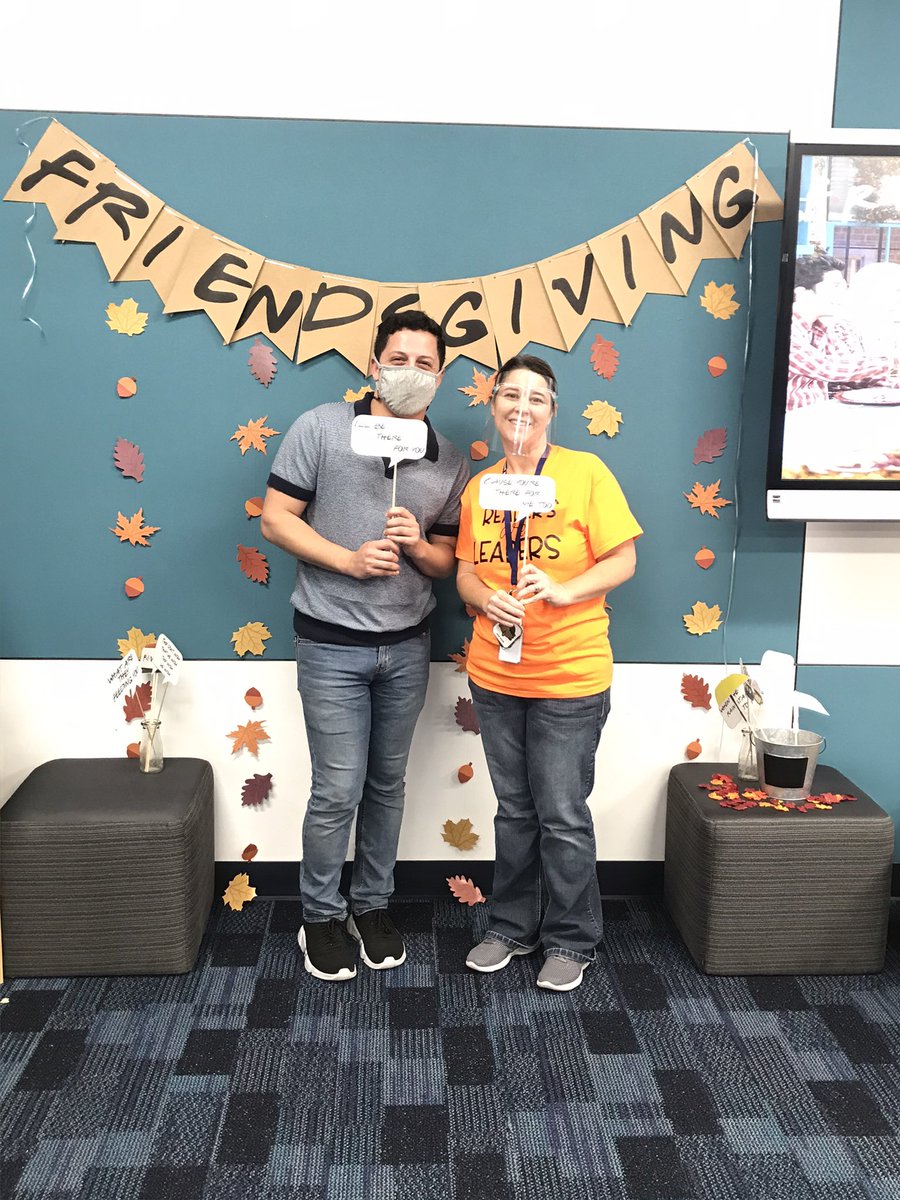 “I’ll be there for you!” What would work be without friends? @MrV_BES <a href="/BryantElem/">Bryant Elementary</a>
