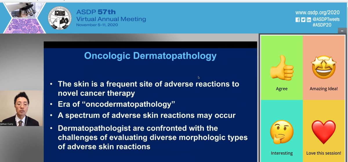 FrozenSections's tweet image. It's interesting how "oncodermatopathology" is a small world in itself. Dr. Jonathan Curry @MDAndersonNews  #ASDP20 #dermtwitter #dermatopathology #PathTwitter #dermpath @ASDPTweets