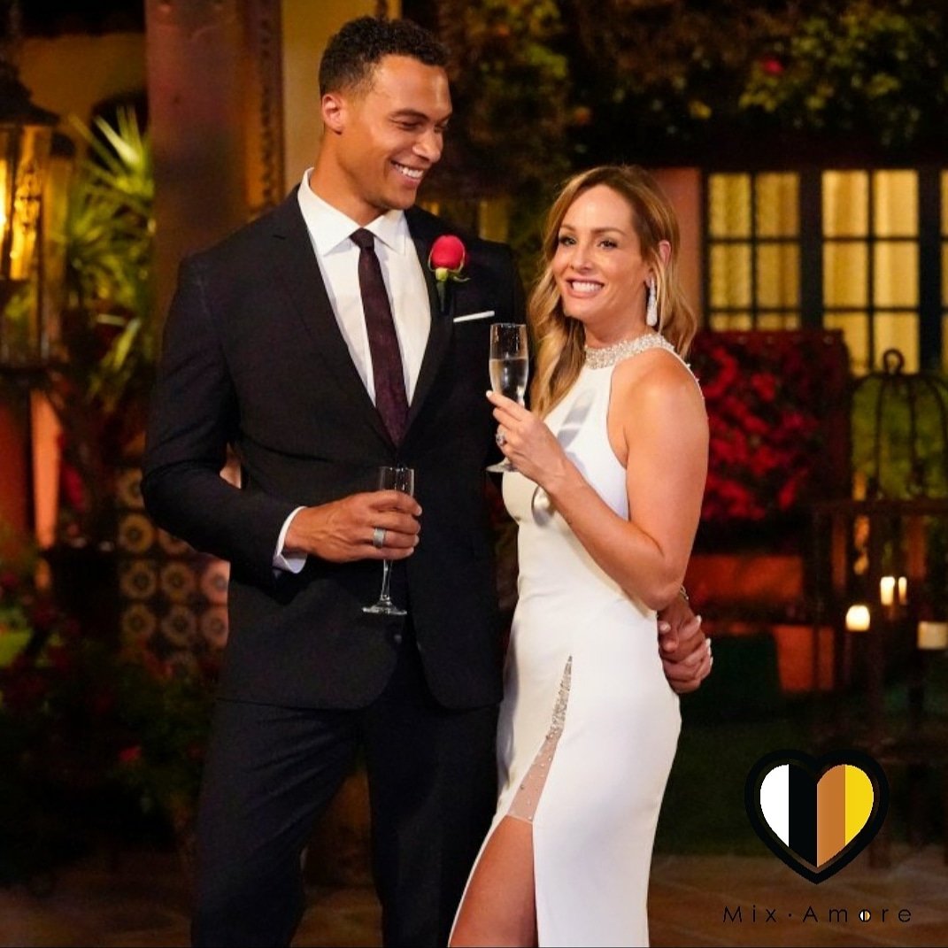 MixAmore's tweet photo. Mix Amore like to say Congratulations to Clare Crawley and Dale Moss of "The Bachelorette" on their engagement. 🍾🥂 #bachelorette #love #engagement #mixamore #interraciallove #ABC #engagementring #BlackWhite #loveatfirstsight https://t.co/NaynMrafYk