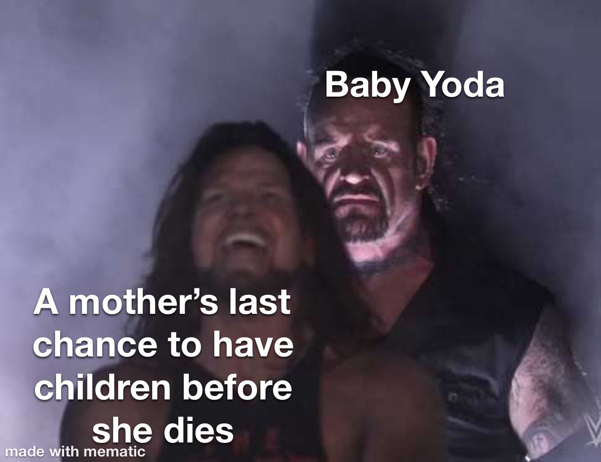 _mikeyrocks's tweet image. That kids a menace! #TheMandalorian #BabyYoda #TheChild