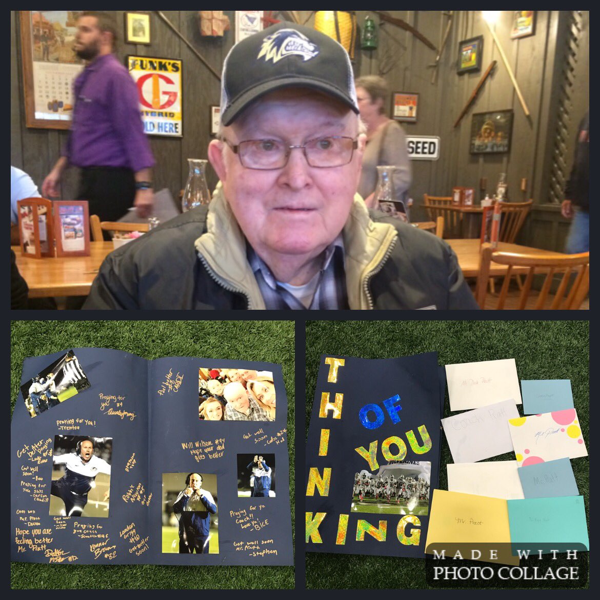 Wow, <a href="/BVille_West_FB/">Wolverine Football</a> is a special group. They know my Dad isn’t doing very well right now and what do they do on week 10 rivalry game day???? They bring my Dad get well soon cards!!! It’s the little things that make a huge difference. Proud Coach