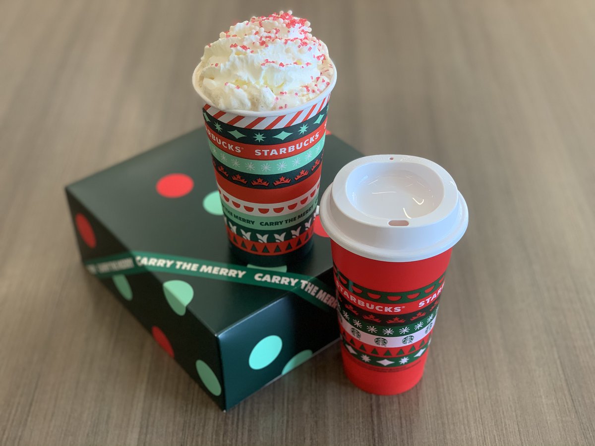BuffStateDining's tweet photo. Holiday drinks are finally here at the Starbucks in the Butler Library! Order a holiday drink & receive a special reusable holiday cup LIMITED TIME ONLY!!! #StarbucksButlerLibrary #HolidayRelease #BuffStateDining @LifeatBuffState @buffalostate @USGBSC https://t.co/6cquLg4h1H
