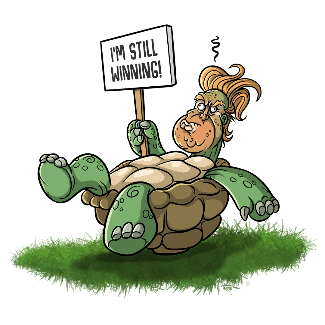 ChickenMon1981's tweet photo. I don't usually draw political cartoons but in light of the recent events it had to be done...hehe.

https://t.co/Pmz9a90wPr

#obeseturtle #ElectionResults2020 #TrumpMeltdown #TrumpIsLosing #TrumpIsALaughingStock https://t.co/Ug8IuOcvOt