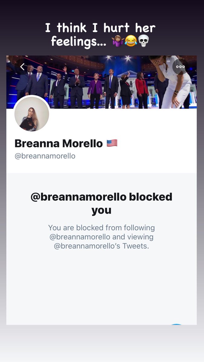 briachantel_'s tweet photo. @fefe91 If you respond to her or tag her she will block you. Take it from me. https://t.co/jU5WmNFotG