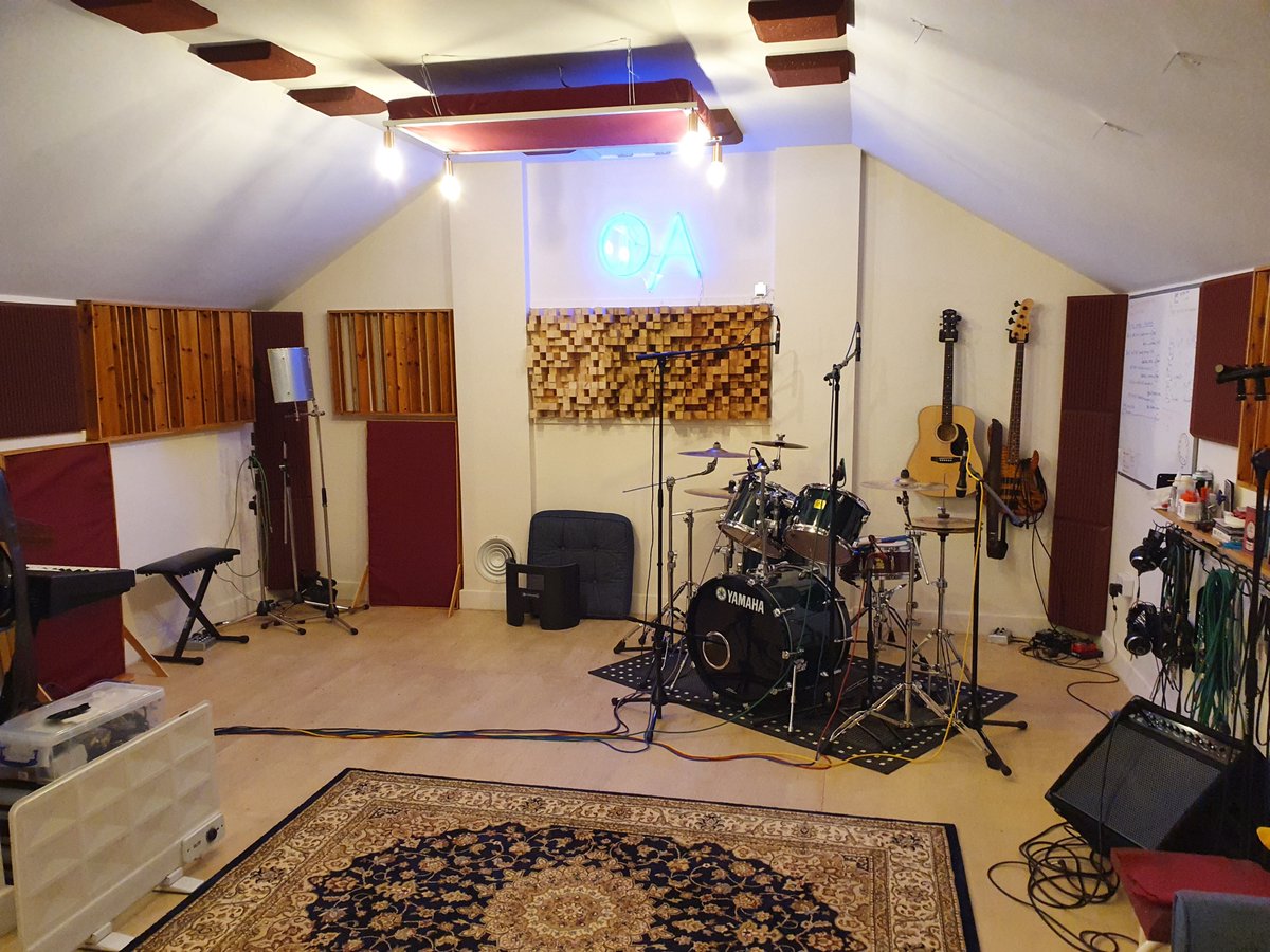 One of the more interesting builds, a recording studio recently completed near Winchester.  #recordingstudio #music #musicians #Sound #acoustic