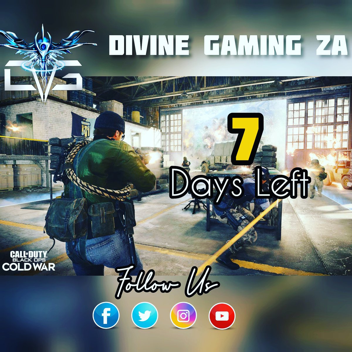 DivineGaming_ZA's tweet photo. Just one week left 😁Looks like Pre order downloads are up🤪
~~~~~~~~~~~~~~~~~~~~~
#CallofDutyModernWarfare
#CallOfDuty #Warzone #ColdWar #CallOfDutyBlackOpsColdWar #CountDownToColdWar #gamingcommunity https://t.co/aUTHoUWY47