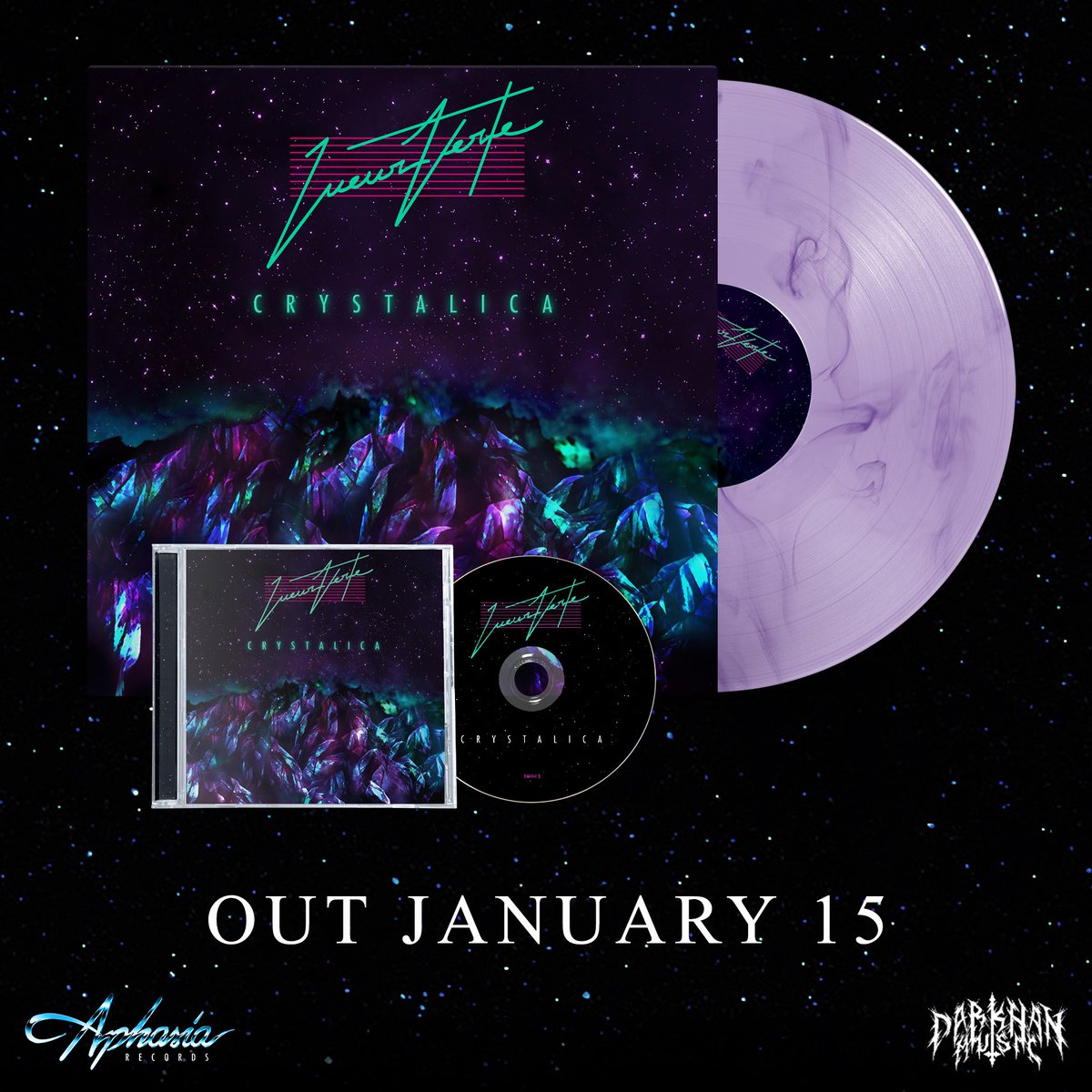 Aphasia Records (@aphasiarecords) on Twitter photo Finally after 7 years, <a href="/LueurVerte/">Lueur Verte</a>’s Crystalica EP will be pressed on vinyls and CDs, thanks to Darkhan Music.
PRE-ORDER starts today here:
lueurverte.bandcamp.com/album/crystali…
The release date is January 15th.
Shipping will be worldwide from Norway. Finally after 7 years, <a href="/LueurVerte/">Lueur Verte</a>’s Crystalica EP will be pressed on vinyls and CDs, thanks to Darkhan Music.
PRE-ORDER starts today here:
lueurverte.bandcamp.com/album/crystali…
The release date is January 15th.
Shipping will be worldwide from Norway.