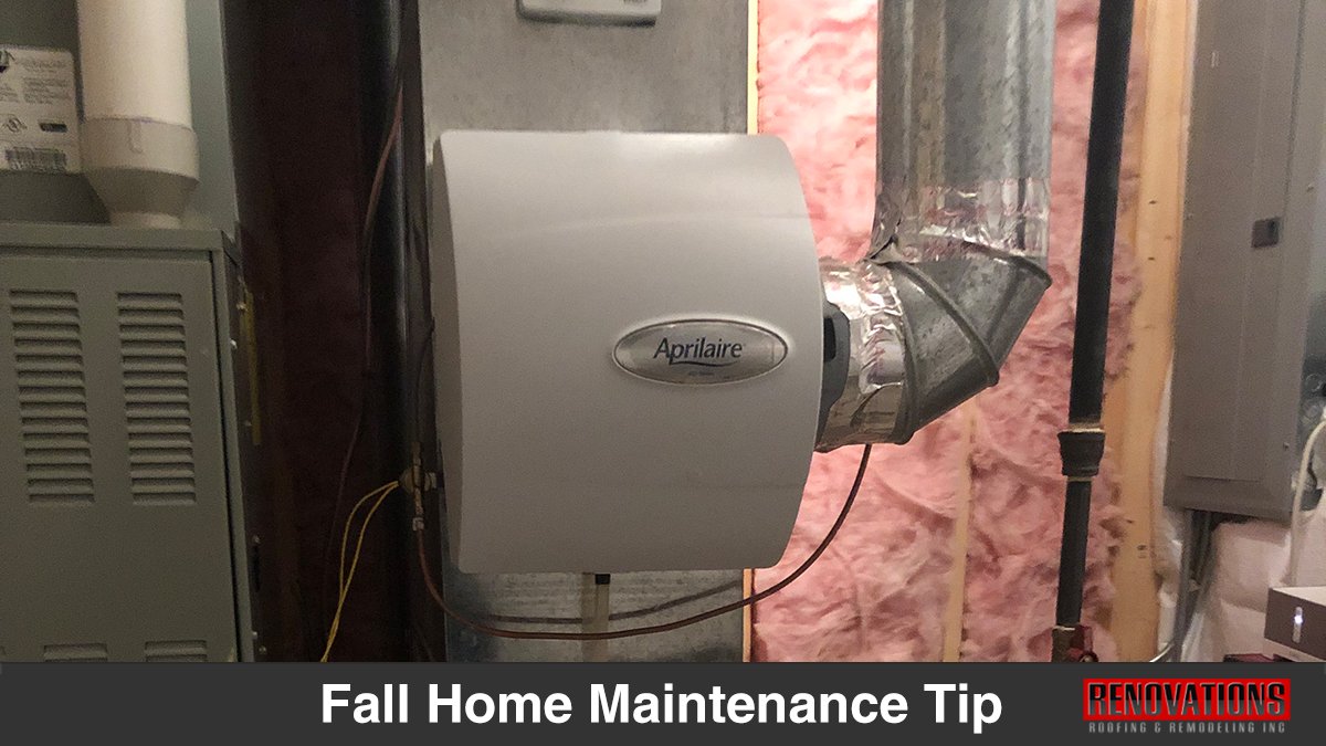 Winter is coming! Home Maintenance Quick Tip: Check your whole house humidifier. Ensure that it has a clean water panel and that it is working properly. A water panel change is essential to maintaining your humidifier. bit.ly/2NO0laY via <a href="/RenovationsRoof/">Renovations Roofing</a>