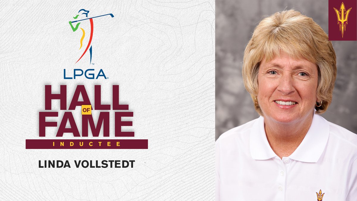 SunDevilWGolf's tweet photo. 🚨 𝔹ℝ𝔼𝔸𝕂𝕀ℕ𝔾 ℕ𝔼𝕎𝕊 🚨

Legendary @SunDevilWGolf Head Coach Linda Vollstedt has been inducted into the @LPGA 𝐇𝐚𝐥𝐥 𝐨𝐟 𝐅𝐚𝐦𝐞! 👏

A well-deserved honor for a pioneer of the game 🏌️‍♀️ https://t.co/8eskDc57Vi
