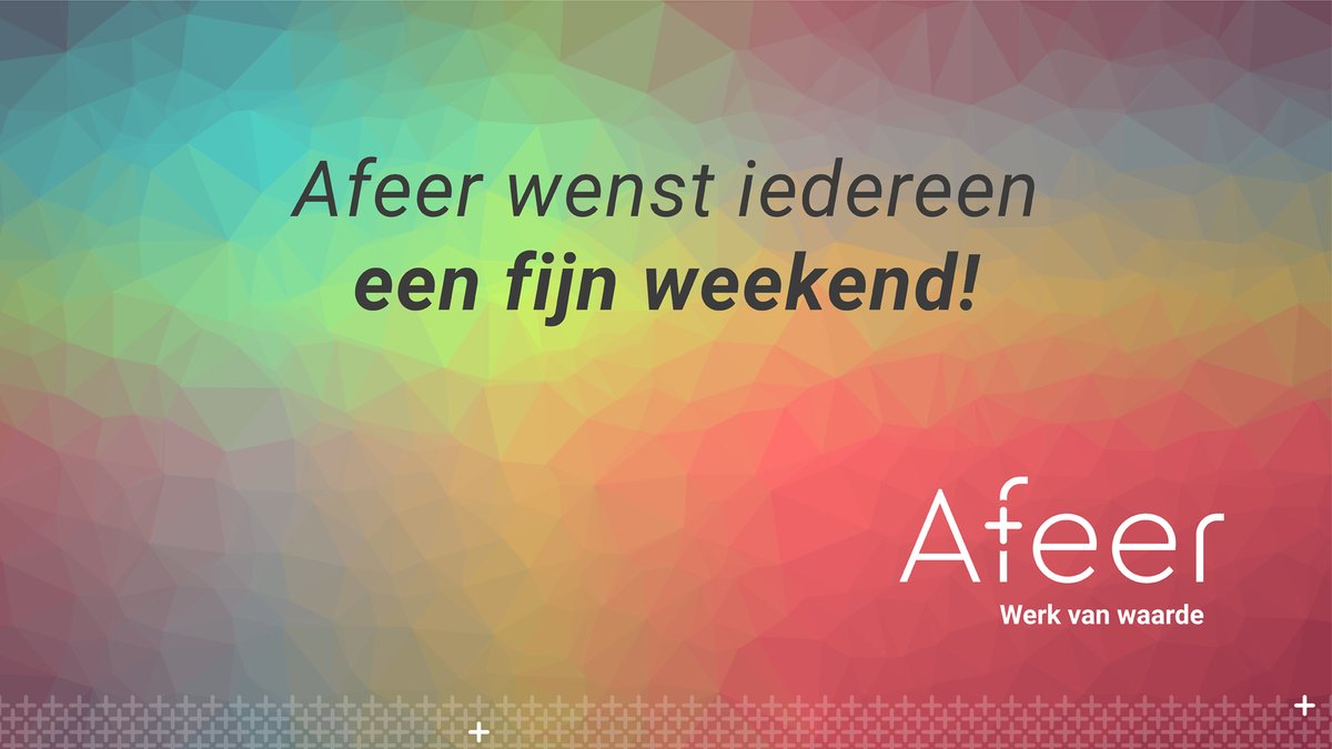 Maak jij er ook weer een mooi weekend van?