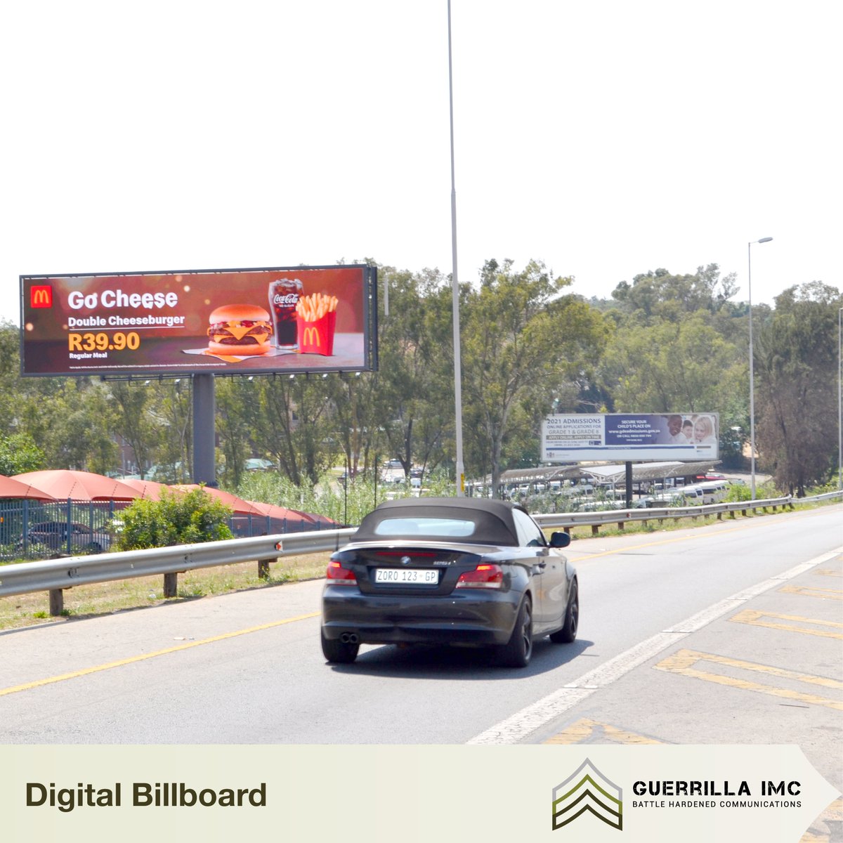 GuerrillaImc's tweet photo. The burning question? Will you Go Chilli or will you Go Cheese? 

Quite frankly, we’re finding it hard to choose between these tasty McDonald's burger meals!

 #GuerrillaIMC #McDonaldsSouthAfrica #DigitalBillboards #DigitalOOHadvertising https://t.co/SnME05Rkr1