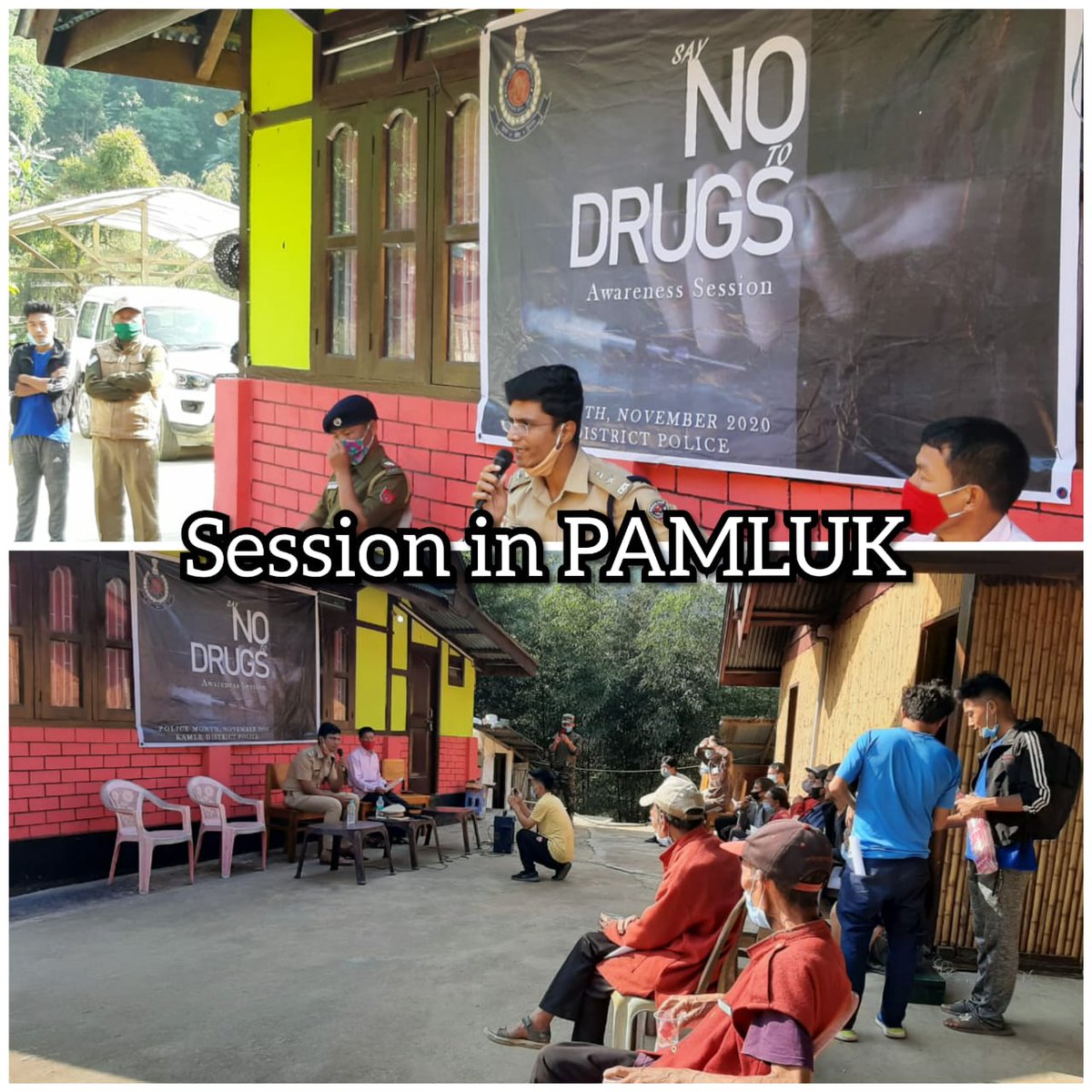SP Kamle, Arunachal Pradesh (@sp_kamle_app) on Twitter photo "Let the youth of this country have passion for life flowing in their veins, not the poison of drugs."
Organized an interactive awareness session on drug addiction in Kamle district. Village elders and youth attended the program.
<a href="/DgpPradesh/">DGP Arunachal Pradesh</a>
<a href="/ArunachalPolice/">Arunachal Pradesh Police</a> "Let the youth of this country have passion for life flowing in their veins, not the poison of drugs."
Organized an interactive awareness session on drug addiction in Kamle district. Village elders and youth attended the program.
<a href="/DgpPradesh/">DGP Arunachal Pradesh</a>
<a href="/ArunachalPolice/">Arunachal Pradesh Police</a>