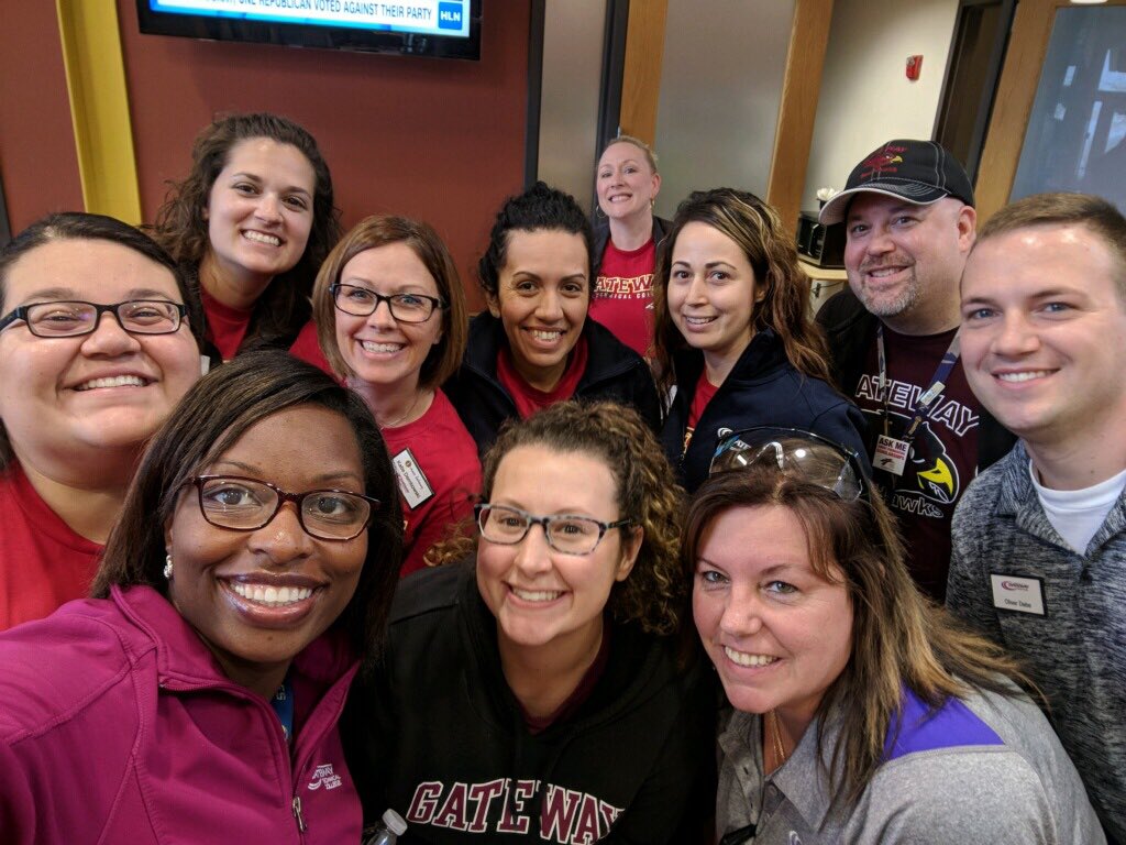 ODtheMEd's tweet photo. “Choose a job that you love, and you will never have to work a day in your life.”

Today marks year three as a member of the Gateway Technical College community! 
Here is to another year of learning, growth, and recruitment. Onward to year four! #redhawks #askmewhyilovegateway https://t.co/04qXi4KOAY