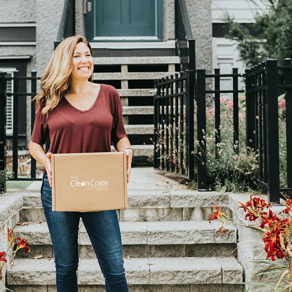 TheCleanCrateCo's tweet photo. I took a leap of faith and followed my dream of building a business with my bestfriend that would make a positive impact. We are all home more, cleaning more, and less trips to the store. #CleanCrate Subscription Box is my new passion! https://t.co/GSInk1cofa #ecofriendly #yvr https://t.co/SReSClZ4z4