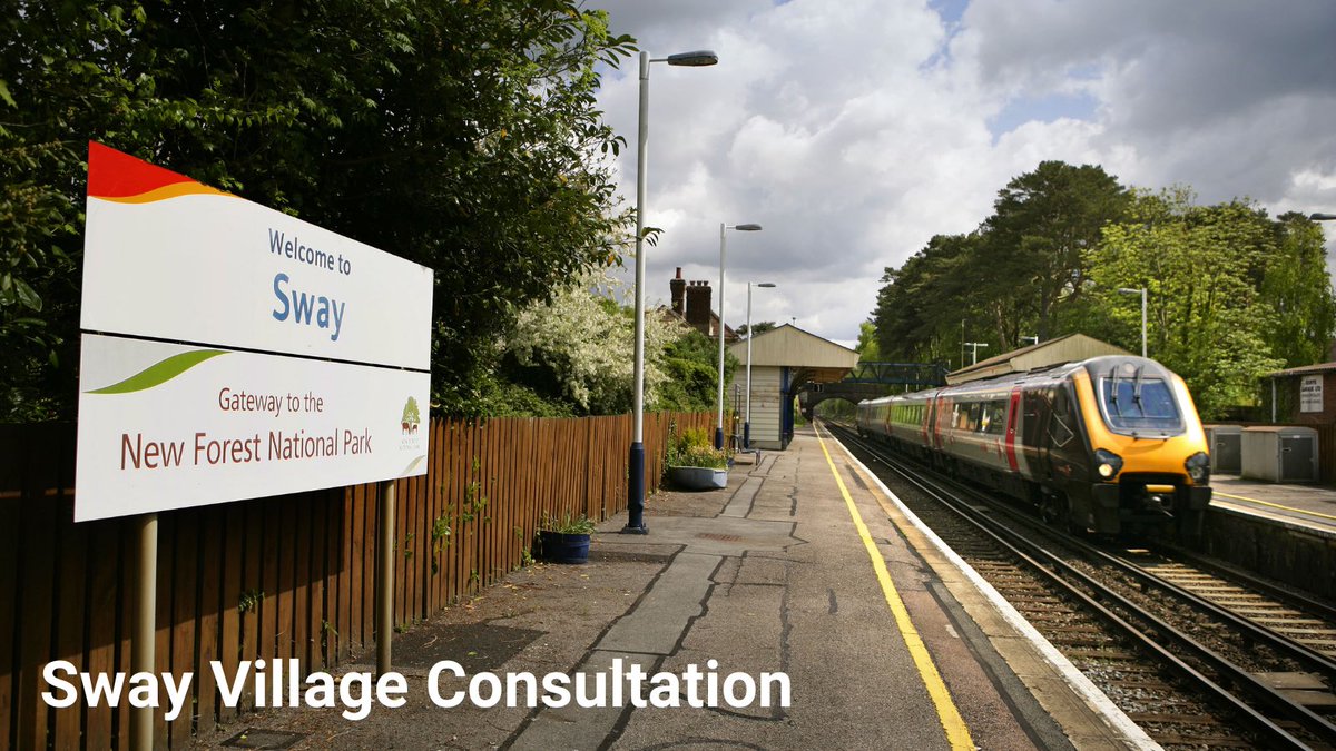 Still a week to submit your responses on the village consultation if you are a Sway resident. sway-pc.gov.uk/survey <a href="/ClerkSway/">Katie Walding</a>