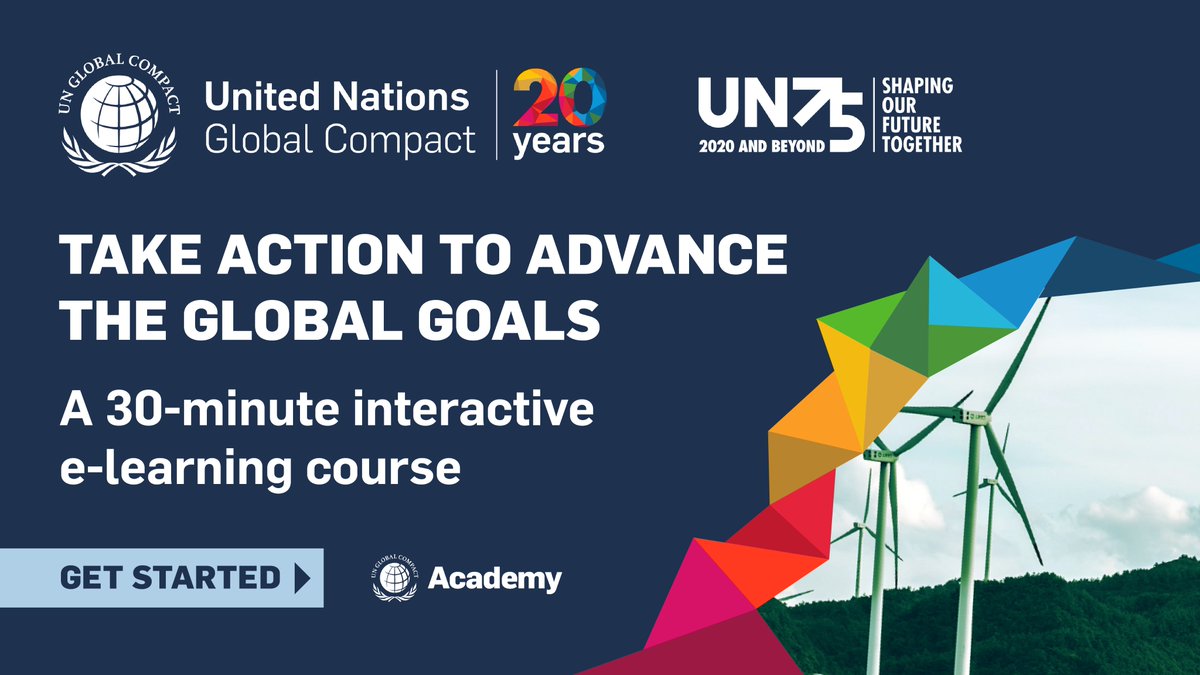 vasanthje's tweet photo. I just completed the UN @globalcompact Academy🎓 course “How to Understand and Take Action on the #GlobalGoals,” to learn how business leaders can integrate the #TenPrinciples into our strategies and operations.

➡️ https://t.co/GfrUftKvt9 https://t.co/TVC0vc4s7n #UnitingBusiness