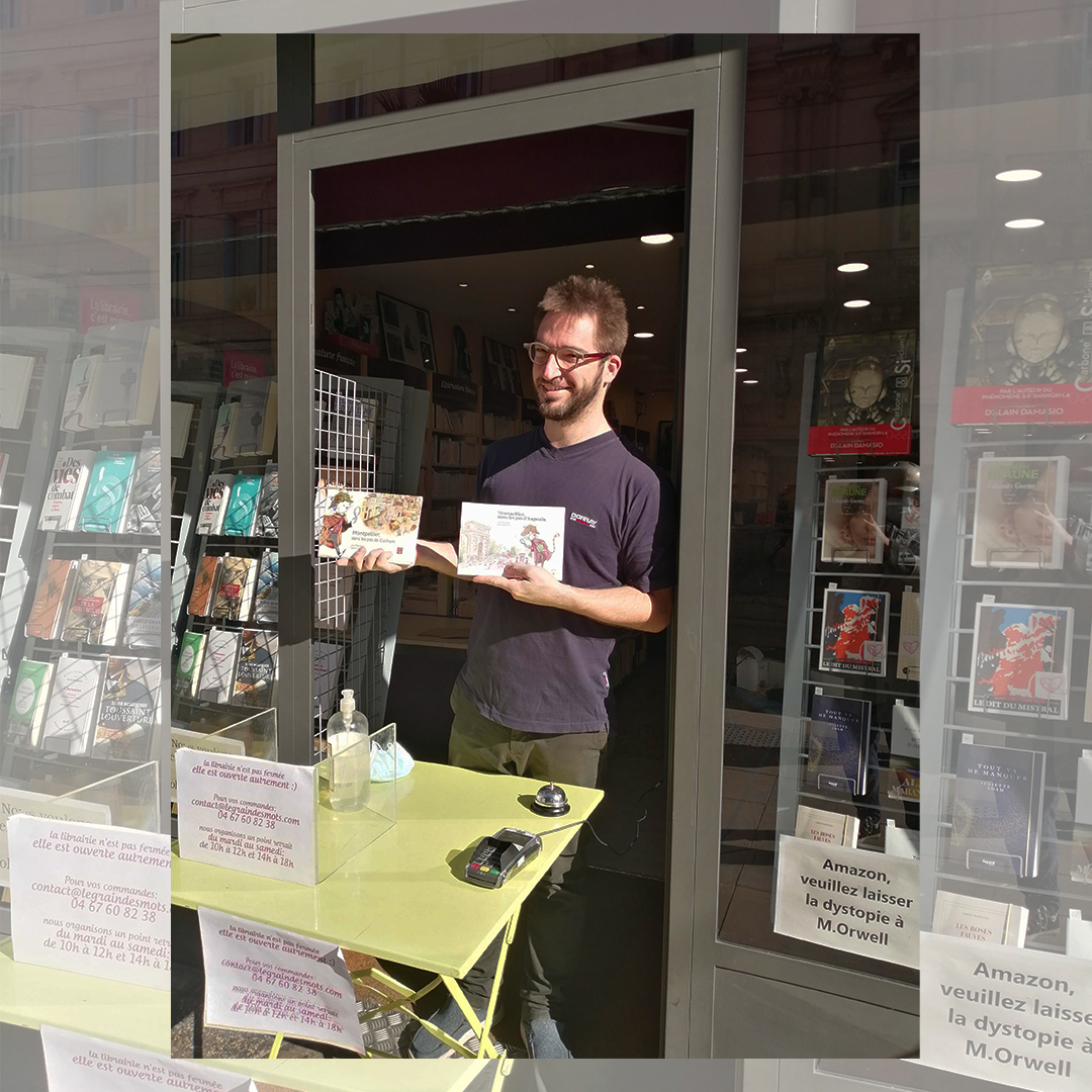 LaFenetre_mtp's tweet photo. HEUREUX de vous annoncer qu'Augustin est arrivé, et qu'il vous attend chez vos libraires préférés, Librairie NEMO , 
Grain Des Mots Librairie, @sauramps  ... via leurs service click &amp; collect. N'hésitez pas à vous renseigner auprès d'eux 😉 +++ sur @Guilhem_LeChat https://t.co/ZoZMdwv4pB