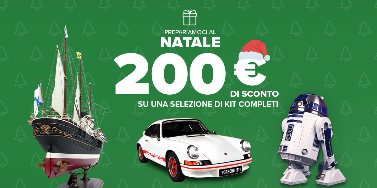 ModelSpaceIT's tweet photo. #ModelSpace si prepara al meglio per il #Natale 🎄 e ti propone uno #sconto di ben € 200 su una selezione di #Kit Completi 📦! Affrettati, la #promozione sarà valida solo fino al 16/11/2020! ⚡https://t.co/yyBF8LGExr https://t.co/usmQlXcGn2