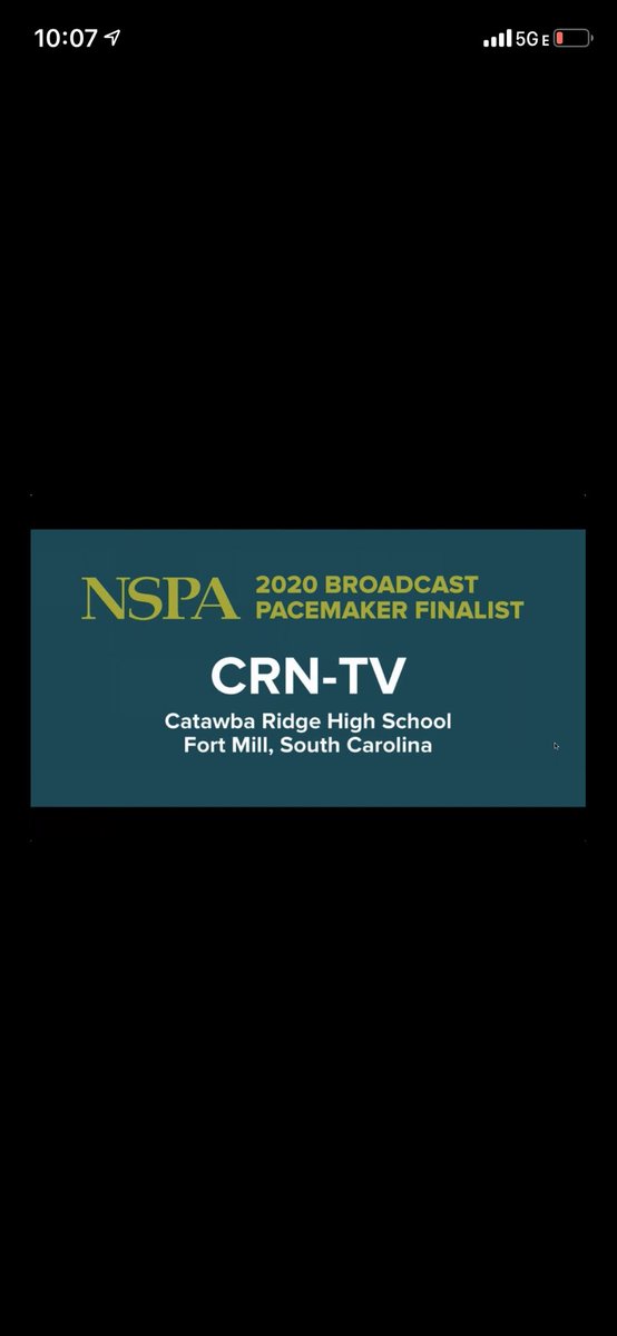 CatawbaRidgeTV's tweet photo. Watch from the 12 minute mark! Great news for our brand new program!!! @FortMillSD @NSPA @WCCBCharlotte @WinterbleShow @CatawbaRidge #pacemakerfinalist
https://t.co/6MMTOdjdY4 https://t.co/MHIsRhDVq0