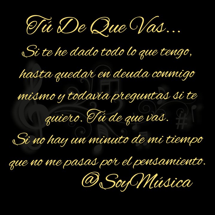 SoyMusica76's tweet photo. Tú de que vas...
#Musica https://t.co/5kstemLjLo