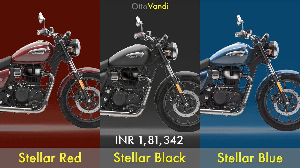 OttaVandi's tweet photo. All new Royal Enfield Meteor 🔥

@royalenfield 
#royalenfield #meteor350 #remeteor 
Follow @OttaVandi https://t.co/JQ6Cfv0wRh
