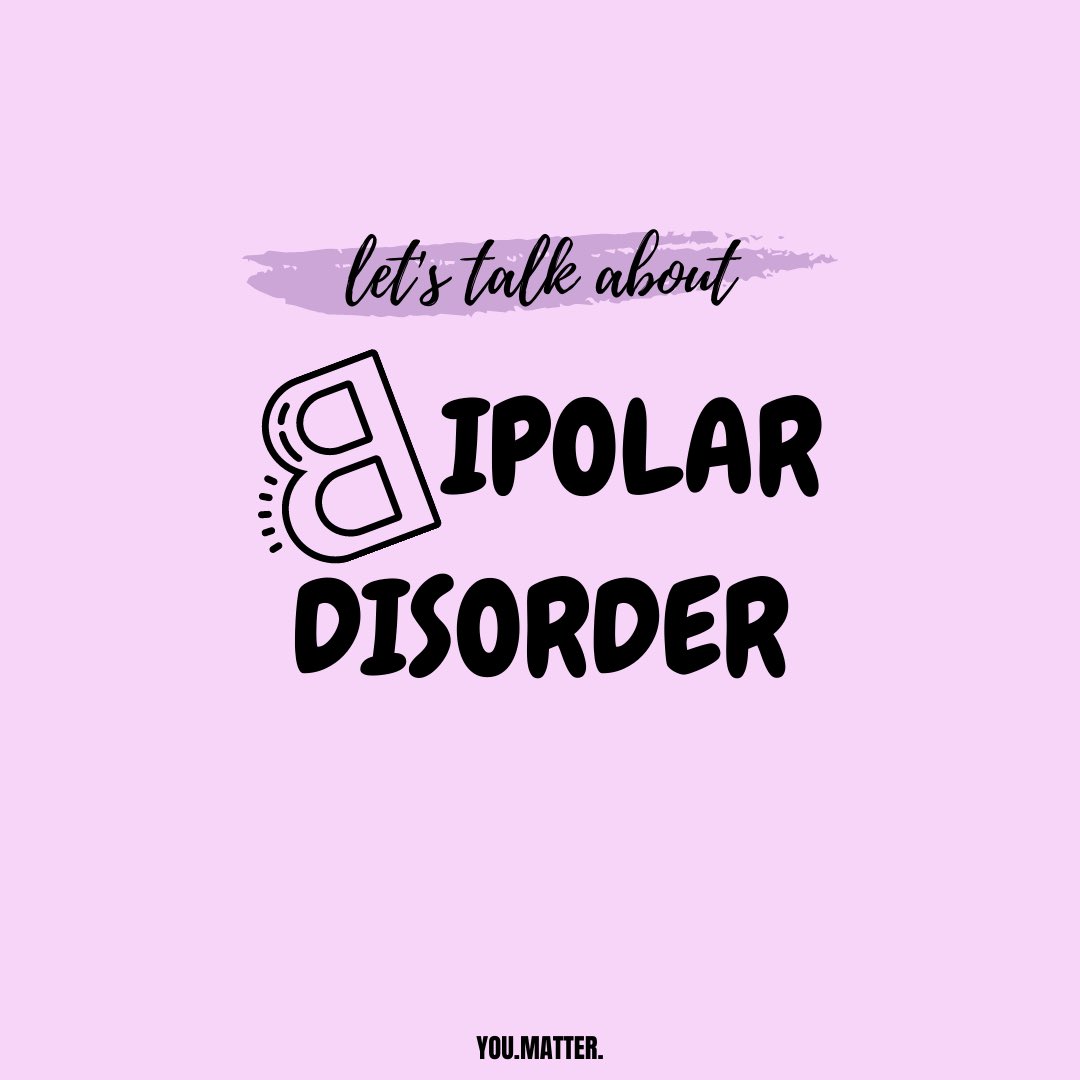 you_matter_twt's tweet photo. 🗣 Let's talk about Bipolar Disorder https://t.co/RQSnw6E8Dv