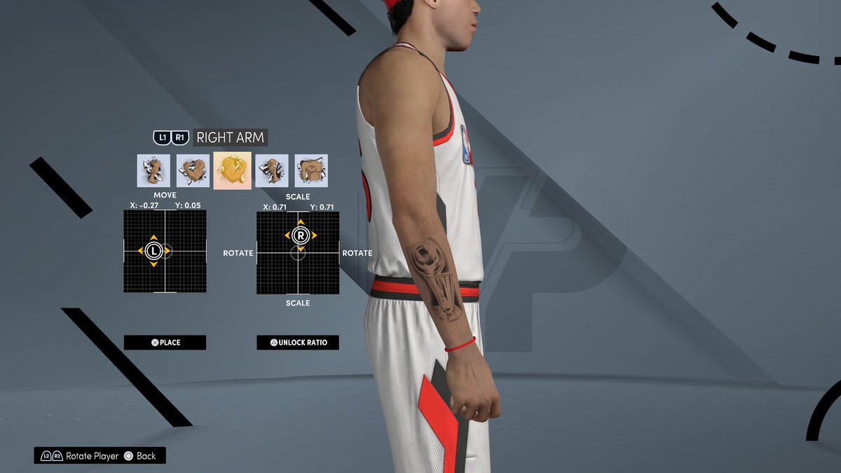 How to Put Tattoos on Created Player 2K22 