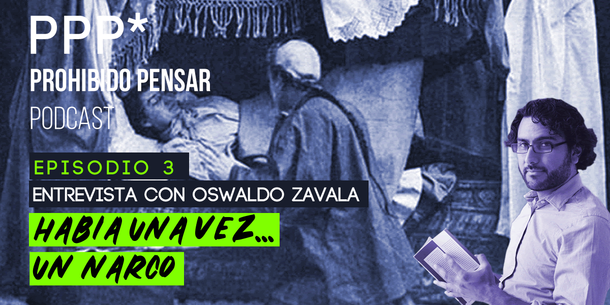 CocinaCivica's tweet photo. ¿Los traficantes de drogas tienen una vida de drama cinematográfico o hay un objetivo político detrás del enaltecimiento de su vida y obra? En #ProhibdoPensarPodcast entrevistamos a @Oswaldo__Zavala, autor del libro "Los cárteles no existen" https://t.co/TB1rIVYvY9 https://t.co/MoUpCc7vGD