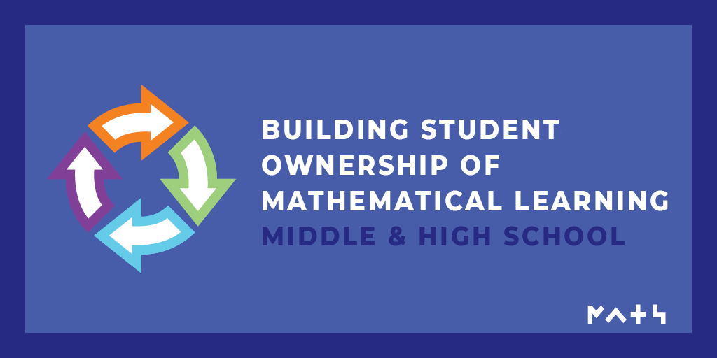 mathinstitutewi's tweet photo. [New Virtual Workshop] Building Student Ownership of Mathematical Learning: Middle &amp; High School https://t.co/7F8z4m6iqR #iteachmath #math #mathinstwi https://t.co/aDL2XKBm9I