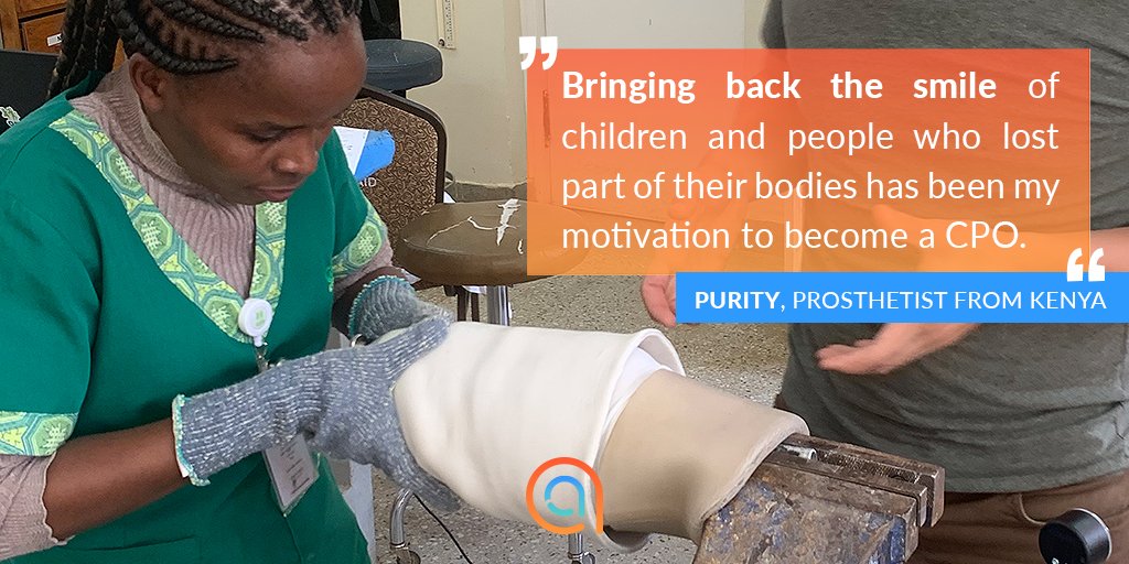 AmparoAccess's tweet photo. Purity is in no short supply of motivation. She lives to help amputees lead a better life!
Help empower prosthetists like Purity with innovative technology that enables them to offer better access to prosthetic care to those who need it most.
Donate today: https://t.co/jbDxbcZT2c https://t.co/7Zzka30goN