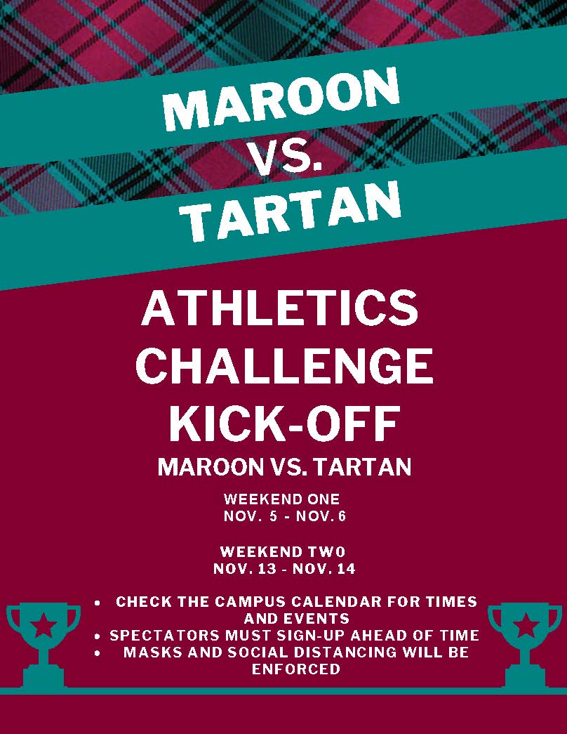 AlmaScots's tweet photo. TODAY we are launching an Athletics Challenge that will feature intersquad scrimmages!

Limited seating is available to students, faculty and staff. To attend, you must sign up here: https://t.co/BSyEocyghf

At 4 p.m. @AlmaScotsWLAX plays, then at 8 p.m. @AlmaScotsCheer will go. https://t.co/vpaF7jq8h6