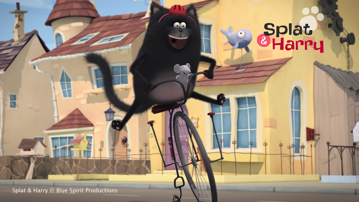 BlueSpiritProd's tweet photo. Splat &amp; Harry, la nouvelle série de Blue Spirit réalisée par Jean Duval, c'est dès dimanche vers 7h40 sur Tfou! #Splat #SplatetHarry #Chat #tfou  @TF1 😺&amp;🐭
https://t.co/5FJ1Ya1LwF https://t.co/xBg70wD0NA