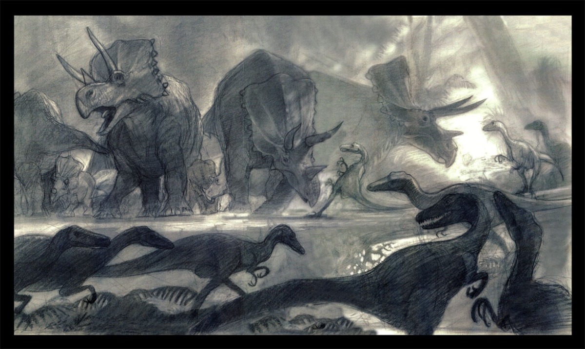 BenkeArt's tweet photo. Disney's dinosaur concept arts https://t.co/1fB32OmTcC